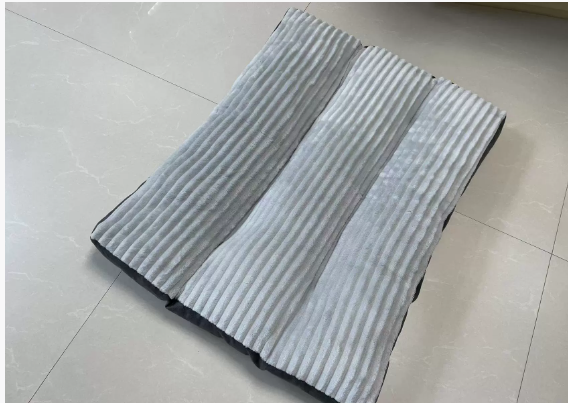 PurrClean Ribbed Pet Bed