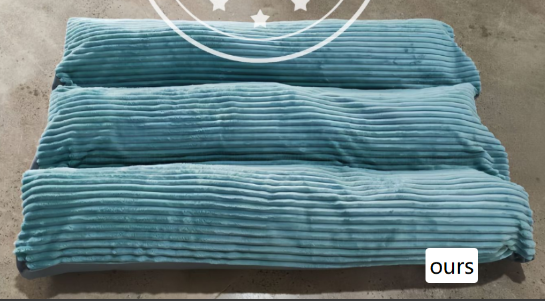 PurrClean Ribbed Pet Bed
